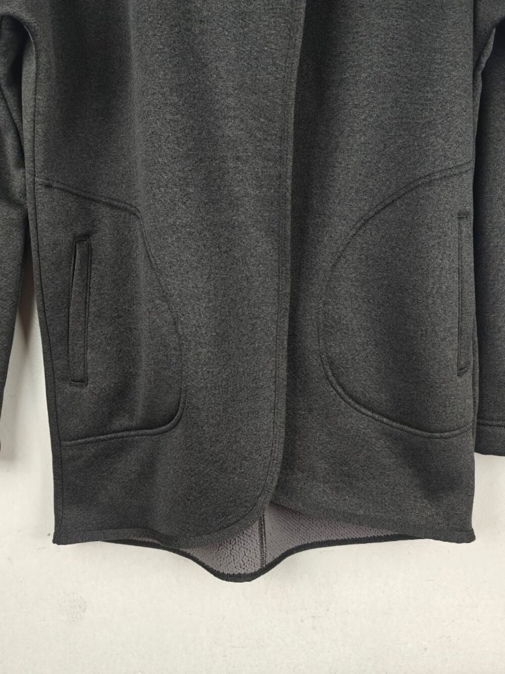 Lole Charcoal Gray Women's Toggle Coat Size Small Fleece-Lined Warm Casual - Picture 4 of 10